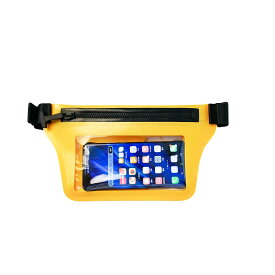携帯電話用防水ポーチ iPhone 13/14 Pro Max/11/12 Pro/SE/Xs Max/XR/8P/7,Galaxy S23 Ultra/S22/S21に対応、水泳、ビーチカヤック、シュノーケリングに使用可能、IPX8防水仕様 (Yello