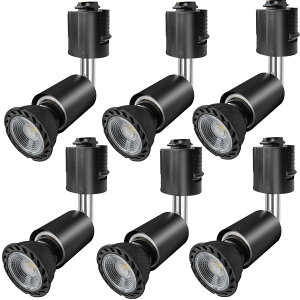 �_�N�g���[���p�X�|�b�g���C�g E26���� LED�d���t�� 60W�`���� 5.5W ���C�e�B���O�o�[�p���C�g ���C�e�B���O�o�[�p��� LED�X�|�b�g���C�g�{�_�N�g���[���p���Z�b�g (�u���b�N �����F, 6�Z