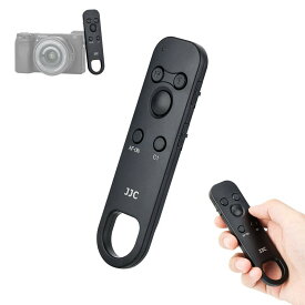 JJC カメラ用リモコン ソニー RMT-P1BT 互換 ワイヤレス リモコン ワイヤレスリモートコントローラー Sony RX1R III A1 II ZV-E10 II A9 III α9 III A7C II A1 ZV-1 A7C A6700 A6