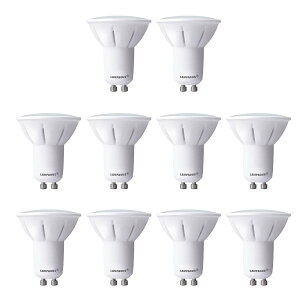 Lampaous LED�d�� GU10���� 5W - 50W�n���Q������ - �������F�\ �X�}�[�g�d�� - 2700 K�`6500 K - �d���F�A�����F�A�����F�A ���i�K���� �����Ɩ�110V-120V 10�Z�b�g (�����R���͕ʓr���w���������� A