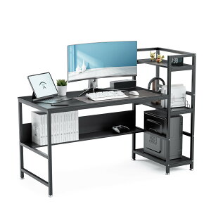 DEWEL �p�\�R���f�X�N �f�X�N ��150cm ���s60cm �� pc�f�X�N ���b�N�t���f�X�N �ݑ�Ζ� �e�����[�N �Q�[�~���O�f�X�N �I�t�B�X�f�X�N �g���ȒP ���E���։� �׋��� ���[ �ȃX�y�[�X �I�t�f�X�N ��