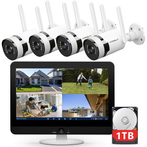 y800fE5Nۏ؁zVORGUT hƃJ j^[t 4K CXhƃJ 4Zbg 2.4G5GhzWiFiΉ  O uΉ IP66h AǏm ő16ڑ (ĎJ4{12