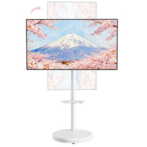 ECOTINY �e���r�X�^���h 37~86�C���`�Ή� �c����] �Ǌ� �ϐk �ړ��� ������ �n�C�^�C�v �e���r�� VESA/��200�E600mm/�c200�E400mm �ω׏d60kg ����5�i�K���� �p�x��] TV�X�^���h ������� �ȃX�y�[�X 