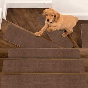 【 限定ブランド】階段用滑り止めマット 70 22cm 【15枚入り】 階段カーペット 吸着マット厚み4mm 階段敷き HDMOD 階段マット 足腰負担軽減 ズレない 床保護 ステップマット 階段クッション 転倒