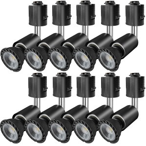 �_�N�g���[���p�X�|�b�g���C�g E26���� LED�d���t�� 60W�`���� 5.5W ���C�e�B���O�o�[�p���C�g ���C�e�B���O�o�[�p��� LED�X�|�b�g���C�g�{�_�N�g���[���p���Z�b�g (�u���b�N �����F, 10�Z