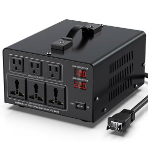 JARXIOKE 3000W �ψ��� �A�b�v�g�����X �_�E���g�����X �C�O�d�C���i����{�Ŏg�p 100V ���� 220V ���o�͓d�������ؑ� �C�O���s�p �y100V 220V�o�͓d���Ή��z