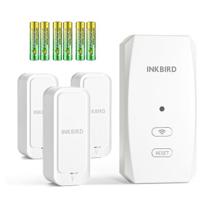 INKBIRD WiFi xv Zbg CX x xv xv AvΉ A[gʒm 1NԂ̃NEhf[^Xg[W IP65h ΍ xǗ (Wi-Finu 1 + Bluetooth xxZ