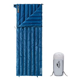 Naturehike 寝袋 ダウン 封筒型 シュラフ 超軽量 快適温度11℃/6℃ 保温 650FP コンパクト 連結可能 アウトドア キャンプ 登山 車中泊 防災用 避難用 春用 秋用 冬用 収納袋付き
