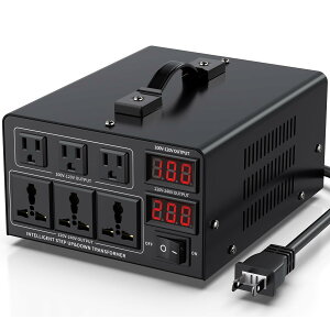 JARXIOKE 5000W �ψ��� �A�b�v�g�����X �_�E���g�����X �C�O�d�C���i����{�Ŏg�p 100V ���� 220V �d���ϊ��� �C�O���s�p �y100V 220V�o�͓d���Ή��z