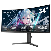 楽天市場】KOORUI 34インチ湾曲モニター KR-34E6UCの通販