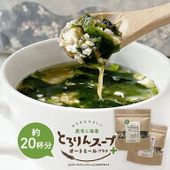 【24H限定！クーポン利用で1000円ポッキリ★3月15日】とろりんスープ昆布と海藻 オートミールプラス［約2…