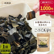 【1000円ポッキリ！★お買い物マラソン限定！】[単品]こぶChips 65g×1袋 昆布チップス 北海道産昆布100…