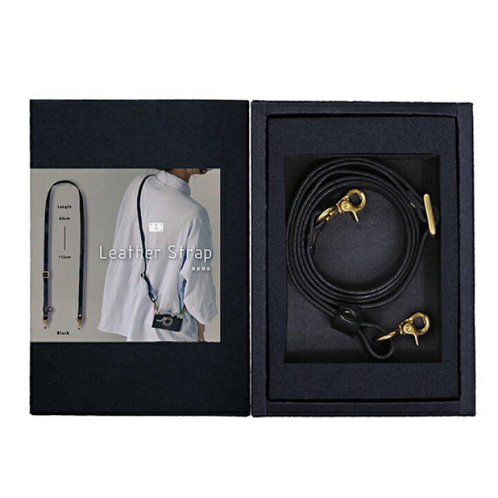楽天市場】papershoot ペーパーシュート LEATHER STRAP BLACK 