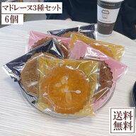 昔ながらの大きなマドレーヌ 3種セット プレーン ほうじ茶 ショコラ バターたっぷり 6個入り メール便 ス…