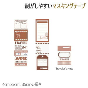 ֗ȃx^ }XLOe[v ae[v蒠pV[ 4cm x5cmA35cm̒ Traveler Note