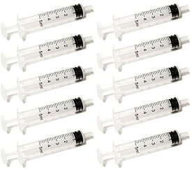 ペット注射器 シリンジ 流動食 注射器 薬注入器 針なし 5ml 10個セット(OPP袋にて包装)