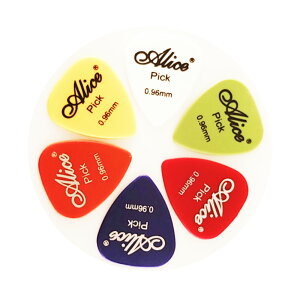 �A���X 6�� �s�b�N�Z�b�g 0.96mm ���y�� ABS �� AP-P Pick �J���[�����_�� �X���[�Y �M�^�[ �s�b�N �v���N�g���� ���y�� 6��