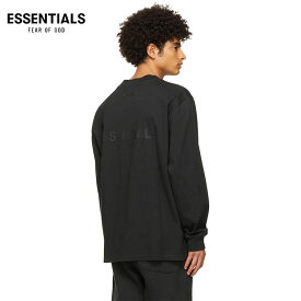 【Essentials (エッセンシャルズ) 】2021SS 新作 ロングTシャツ　ロゴTシャツ メンズ ブランド 人気 楽天 人気ブランド おすすめ エッセンシャルズ 人気 おすすめ 10代 20代 30代 40代 秋 秋冬 メンズファッション 冬ファッション 長袖 黒 ブラック