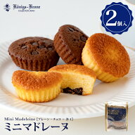 ミニマドレーヌ 2個入 チョコ マドレーヌ 詰め合わせ 個包装 焼菓子 お土産 バレンタイン ホワイトデー …