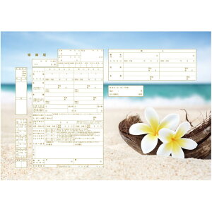 <婚姻届製作所>デザイン 婚姻届 Plumeria Twins プロポーズの婚約指輪の代わりとして大人気!