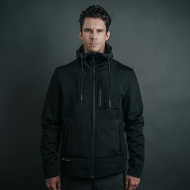 GRAPHENE-X グラフェンX Reversible Hoodie（Mens） メンズ アウター パーカー リバーシブル フーディー オールシーズン 日常 毎日 通勤 アウトドア スポーツ ウォーキング 黒 ブラック 大きいサイズ 防寒 断熱 快適