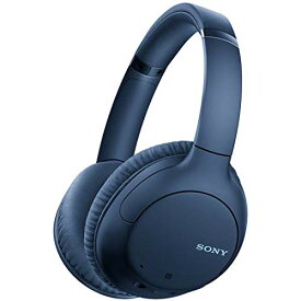 SONY ソニー ワイヤレスノイズキャンセリングヘッドホン WH-CH710N : Bluetooth対応 最大35時間連続再生 マイク付き 2020年モデル ブルー 青 WH-CH710N L ハンズフリー ワイヤレスヘッドホン ノイキャン type-Cケーブル
