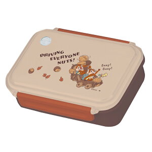 DISNEY/Chip'n'Dale ランチシリーズ NUTS ランチボックス 弁当箱 キャラクター 軽量 お弁当箱 女子 男子 1段 キャラクター弁当箱 遠足 保育園 幼稚園 女の子 男の子 小学生 女性 男性 おしゃれ 可愛