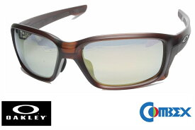 オークリー OAKLEY STRAIGHTLINK (A)ストレートリンク アジアンフィット OO933602（BROWN) コンベックス 偏光 102グレイ ゴールドミラー