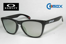 オークリー OAKLEY FROGSKINS (A) フロッグスキン アジアンフィット OO9245 POLISHED BLACK コンベックス 偏光 131グレイ シルバーミラー