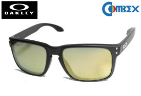 オークリー OAKLEY HOLBROOK (A) ホルブルック アジアンフィット OO9244 MATTE BLACK(SIL) コンベックス 偏光 103グリーン ゴールドミラー