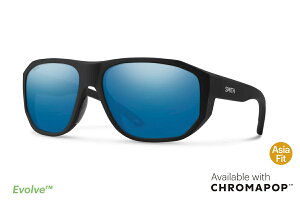 SMITH �X�~�X �Ό��T���O���X Outrigger Matte Black�iCP Glass Polarized Blue Mirror�j