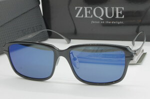 Zeque �[�N�[ Zeque �[�N�[ ZEAL �W�[���I�v�e�B�N�X �Ό� �T���O���X JAKE F-2204 GLOSSBLACK/GUNMETAL TRUEVIEW FOCUS / BLUE MIRROR