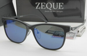 Zeque [N[ ZEAL W[IveBNX Ό TOX JONNY F-2220 MATTE BLACK/BLACK TRUEVIEW FOCUS / BLUE MIRROR