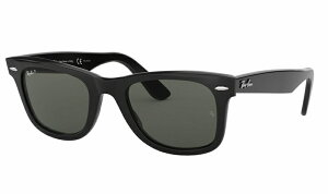 RAY-BAN Sunglasses WAYFARER Black RB2140F 901/58 G-15 Green Polarized size:52