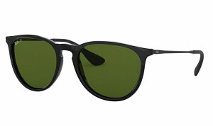 RAY-BAN Sunglasses ERIKA Black RB4171F 601/2P G-15 Green Polarized size:54