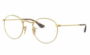RAY-BAN Eyeglasses ROUND METAL Arista Gold RX3447V 2500 Clear size:50
