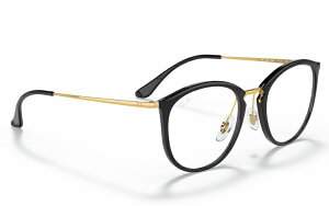 RAY-BAN Eyeglasses Black RX7140 2000 Clear size:51