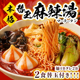 【エントリーでP10倍！】こんにゃくラーメン 麻辣湯スープ 麺4食＋たれ2袋＋2食替玉付き 糖質ゼロ 糖質オフ 糖質0 糖質OFF 麻辣湯 国産 ダイエット こんにゃく麺 こんにゃく こんにゃくラーメン カロリーオフ ラーメン 非常食