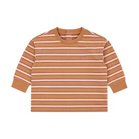 ストライプ 長袖Tシャツ コニー 子供服 女の子 男の子 通園服 入園準備 80 90 100 110 120 トップス Konny 柔らかい ベビー服 秋 春 韓国子供服 ボーダーT ボーダーTシャツ カットソー