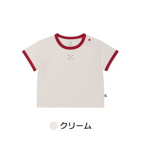 パイピング半袖Tシャツ 半袖Tシャツ Tシャツ コニー 子供服 女の子 男の子 通園服 入園準備 80 90 100 110 120 半袖 トップス Konny 柔らかい ベビー服 秋 春 韓国子供服