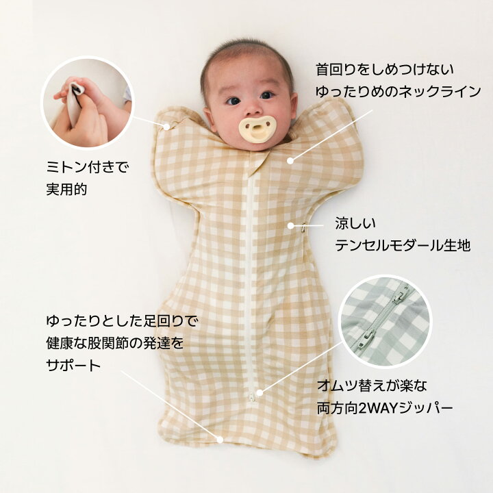 楽天市場】【新サイズでリニューアル！スワドルスーツ】スワドル 
