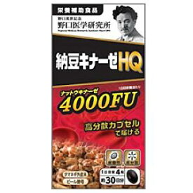 【野口医学研究所】納豆キナーゼHQ 120粒 4000FU 栄養補助食品 日本製正規品