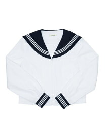 長袖 セーラー服 前開き 日本製 【CONOMi】ホワイト 白 制服 夏用 高校生 学生 中学 学校 スクール 学校 セーラー服 通学 女子 人気 ブランド 入学 高校 中学 スクール 女子高生 制服専門 学生服　サマー セーラー 服 高校生 中学生 大きい 小さい