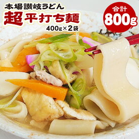 1000円ポッキリ 送料無料 本場讃岐うどん 超平打ち麺 400g×2袋 合計800g 小分け で便利！ 平打ち 讃岐うどん さぬきうどん ポイント消化 食品 きしめん でも ほうとう でも ひもかわうどん でもない！ポスト投函便での配送(代金引換-後払い不可・着日指定不可)★