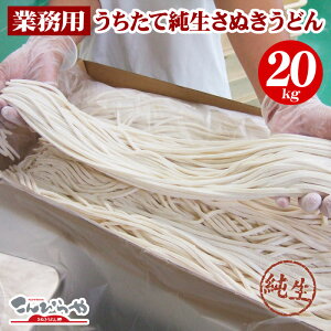 業務用!うちたて純生讃岐うどんどぉ〜んと20kg!!冷蔵便での配送業務用 讃岐うどん さぬきうどん 大容量 うどん 生麺