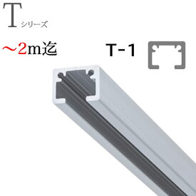 ピクチャーレール toso T-1（T1） ～ 2m迄 天井付けセット フック2個付き ナチュラル（シルバー） TOSO トーソー