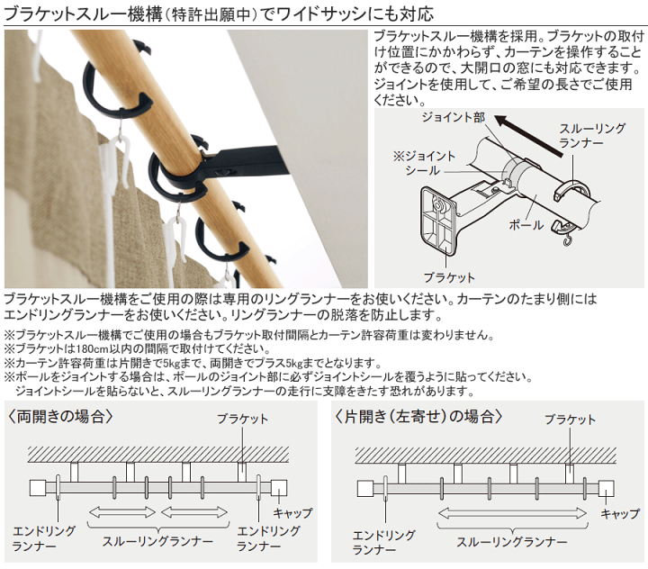 楽天市場】カーテンレール トーソー ヴィンクスシェルフ ブラケット 