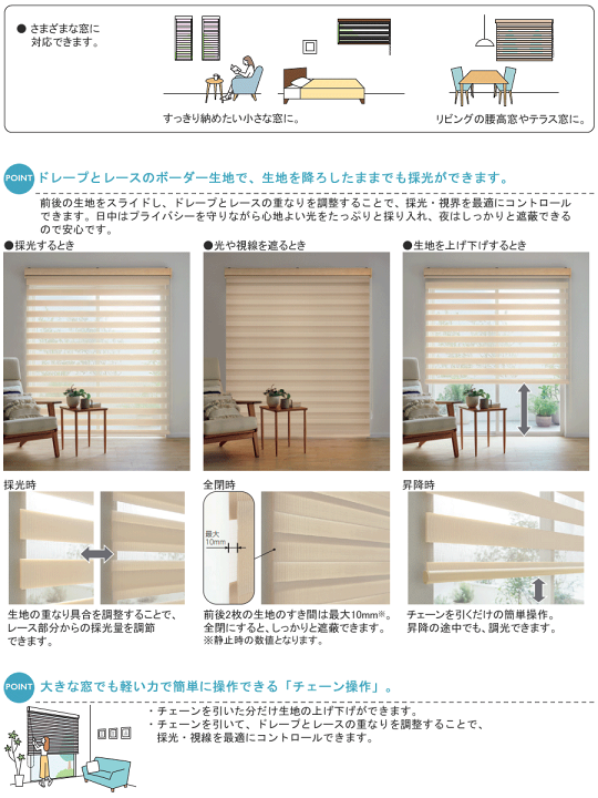 楽天市場】調光ロールスクリーン タチカワブラインド デュオレ