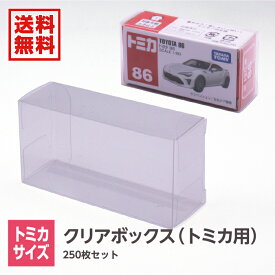 クリアボックス 透明 ボックス トミカ フリマ 中古 販売 箱 ラッピング ギフト 梱包資材 店舗包装 消耗品 box 250枚【梱包クラブ】クリアボックス（トミカ用）※沖縄・北海道・離島は販売不可