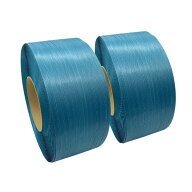 PPバンド 幅15mm 長さ2500m 日本製 青 1巻 2巻 10巻 自動・半自動梱包機対応 リサイクルバンド 自動梱包…